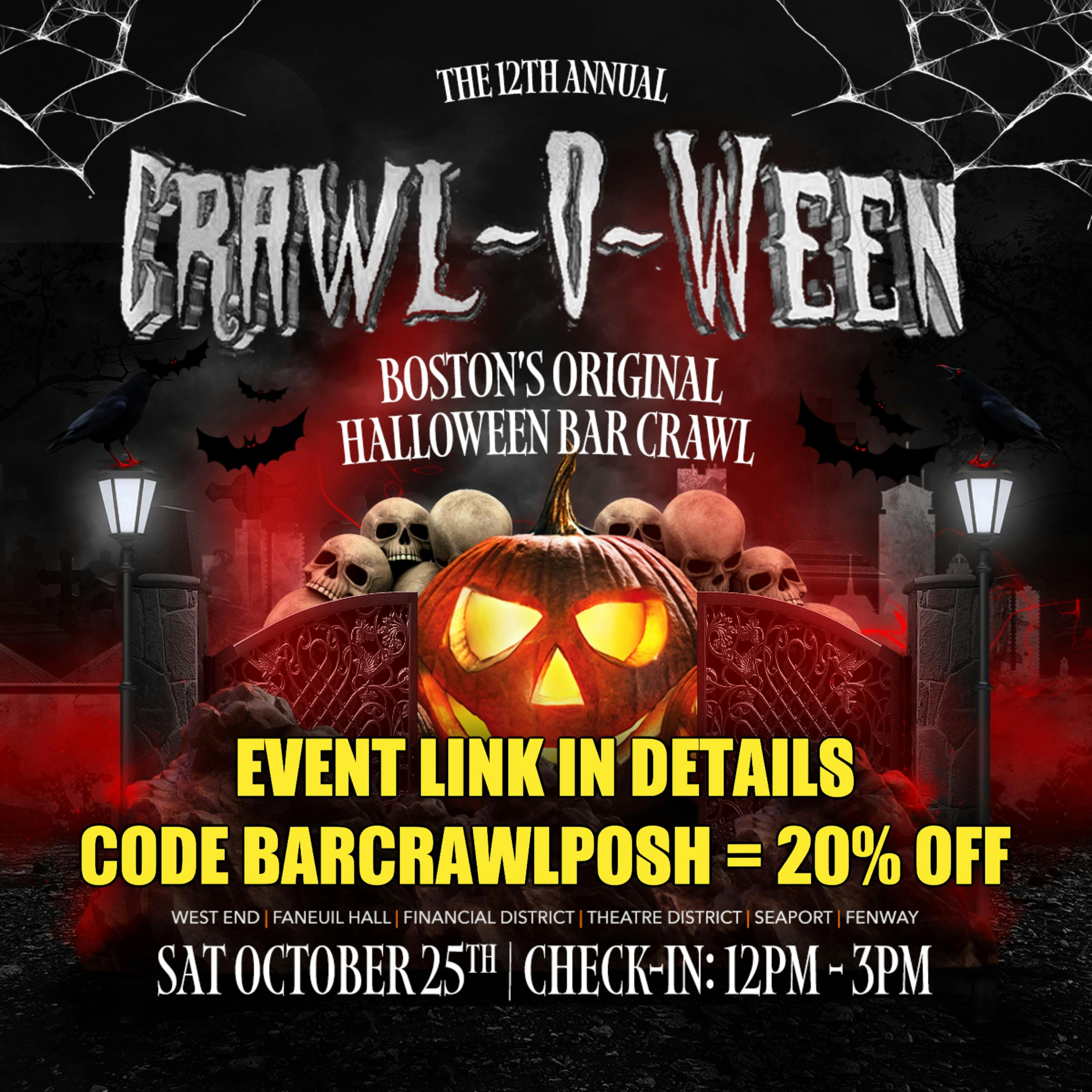 Crawl-O-Ween 2025: Boston's Official Halloween Bar Crawl