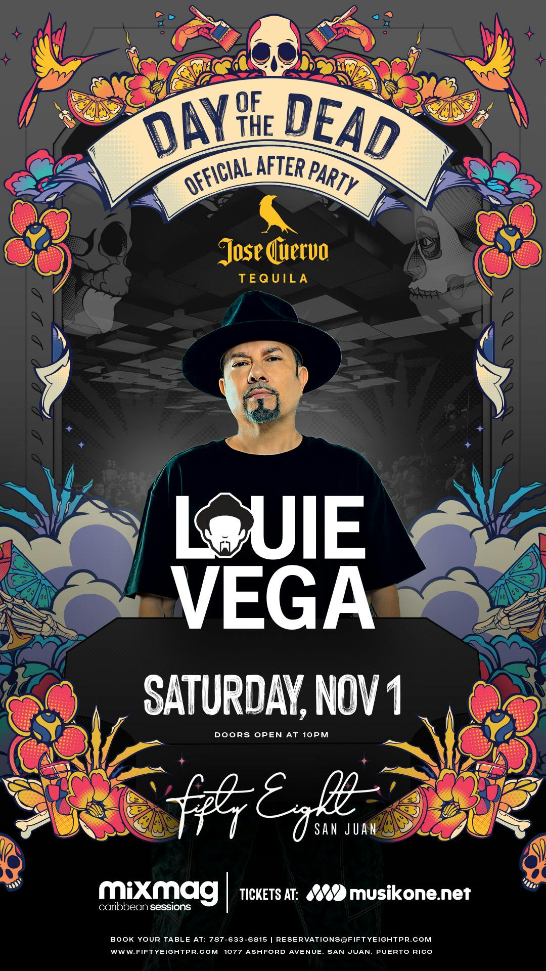 Jose Cuervo "Day of the Dead" LOUIE VEGA "Grammy Winner"