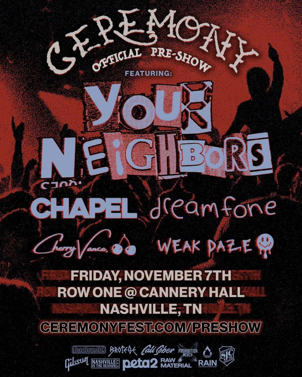 Ceremony Official Pre-show