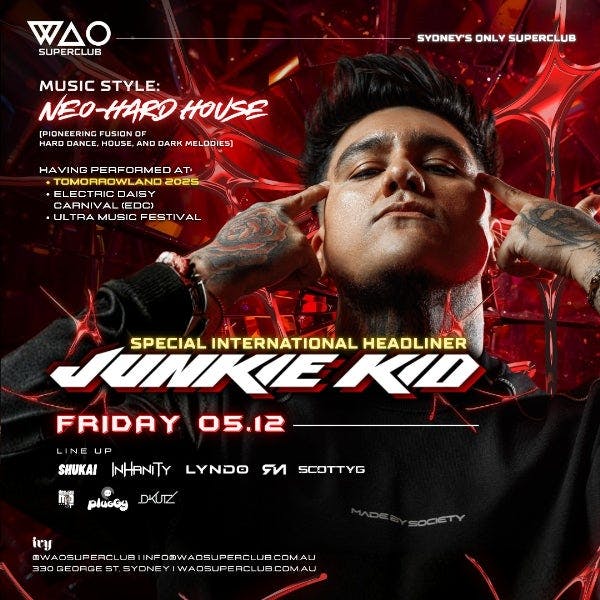 Fri 5 Dec - Wao Superclub @ Ivy