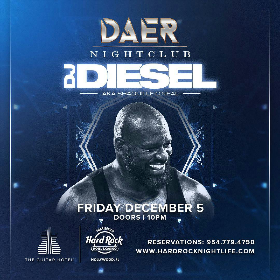 DJ Diesel | Daer Nightclub