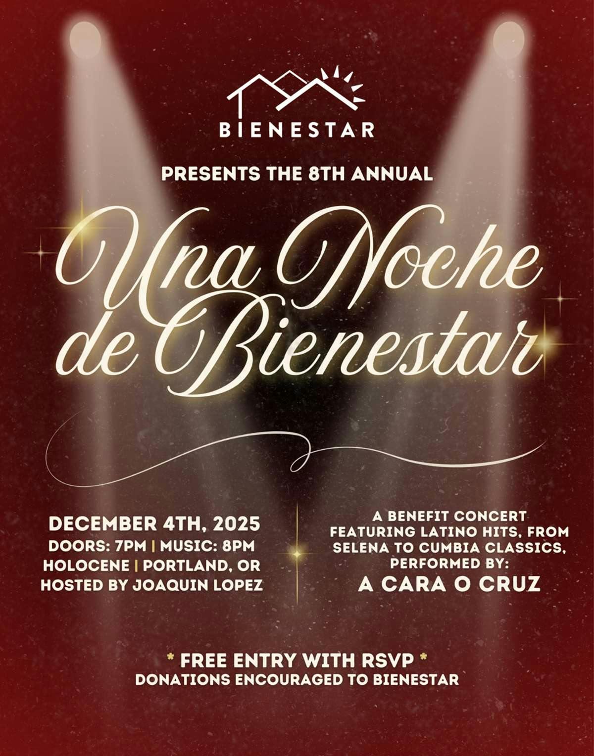 Una Noche De Bienestar ft. A Cara O Cruz