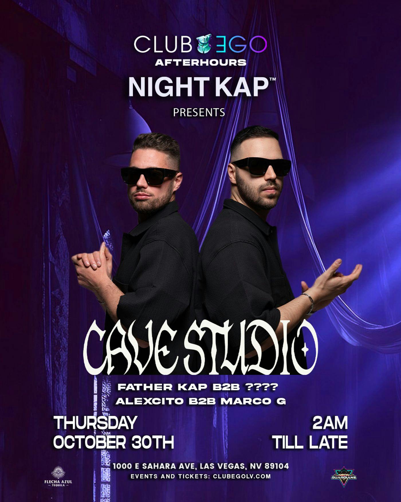 Night Kap Presents Cave Studio-thursday After Hours Party