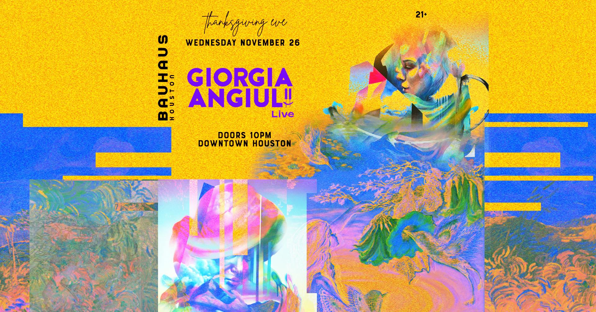 Thanksgiving Eve w/ GIORGIA ANGIULI Houston