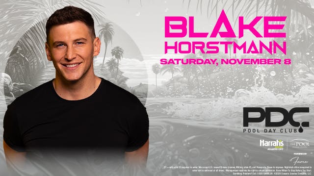 Blake Horstmann at the Pool Day Club