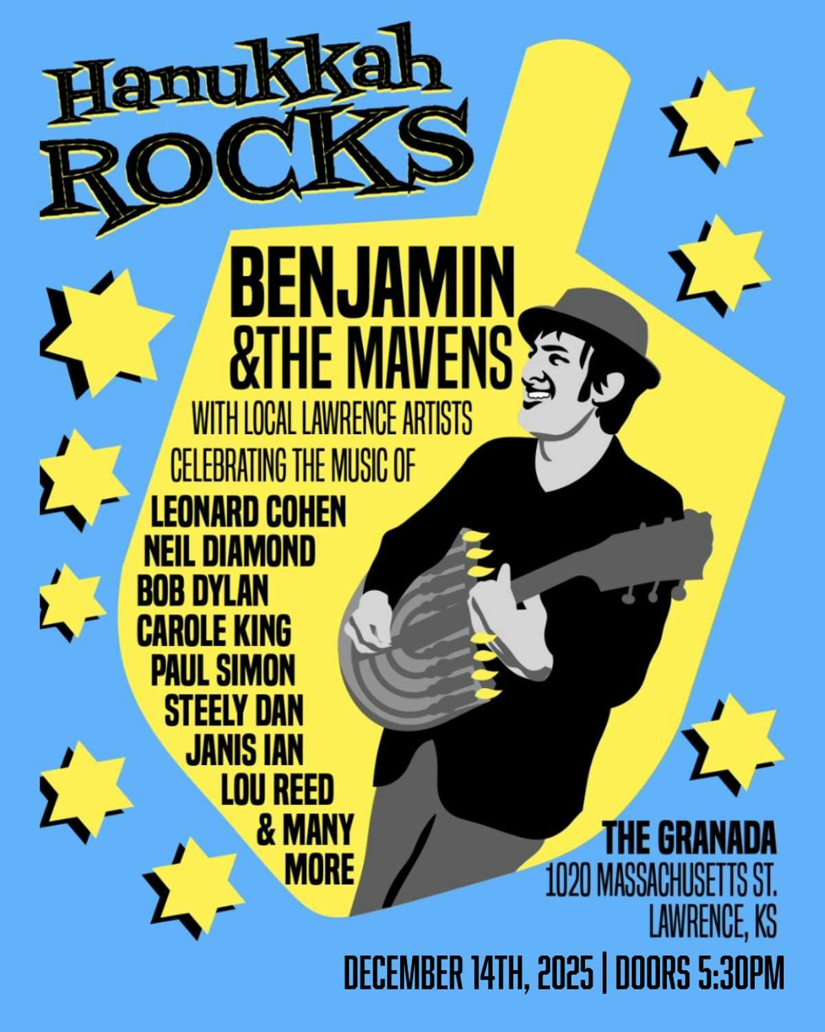 Hanukkah Rocks featuring Benjamin Cartel & The Mavens
