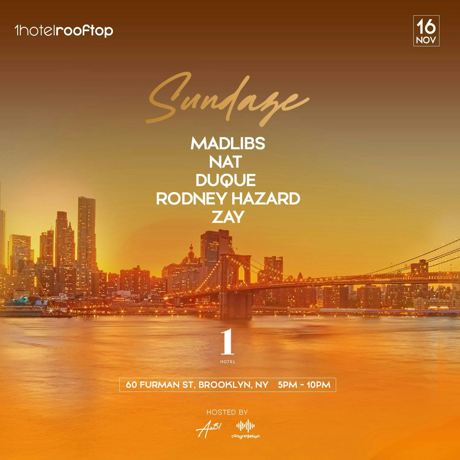 1 Hotel Rooftop Brooklyn bridge