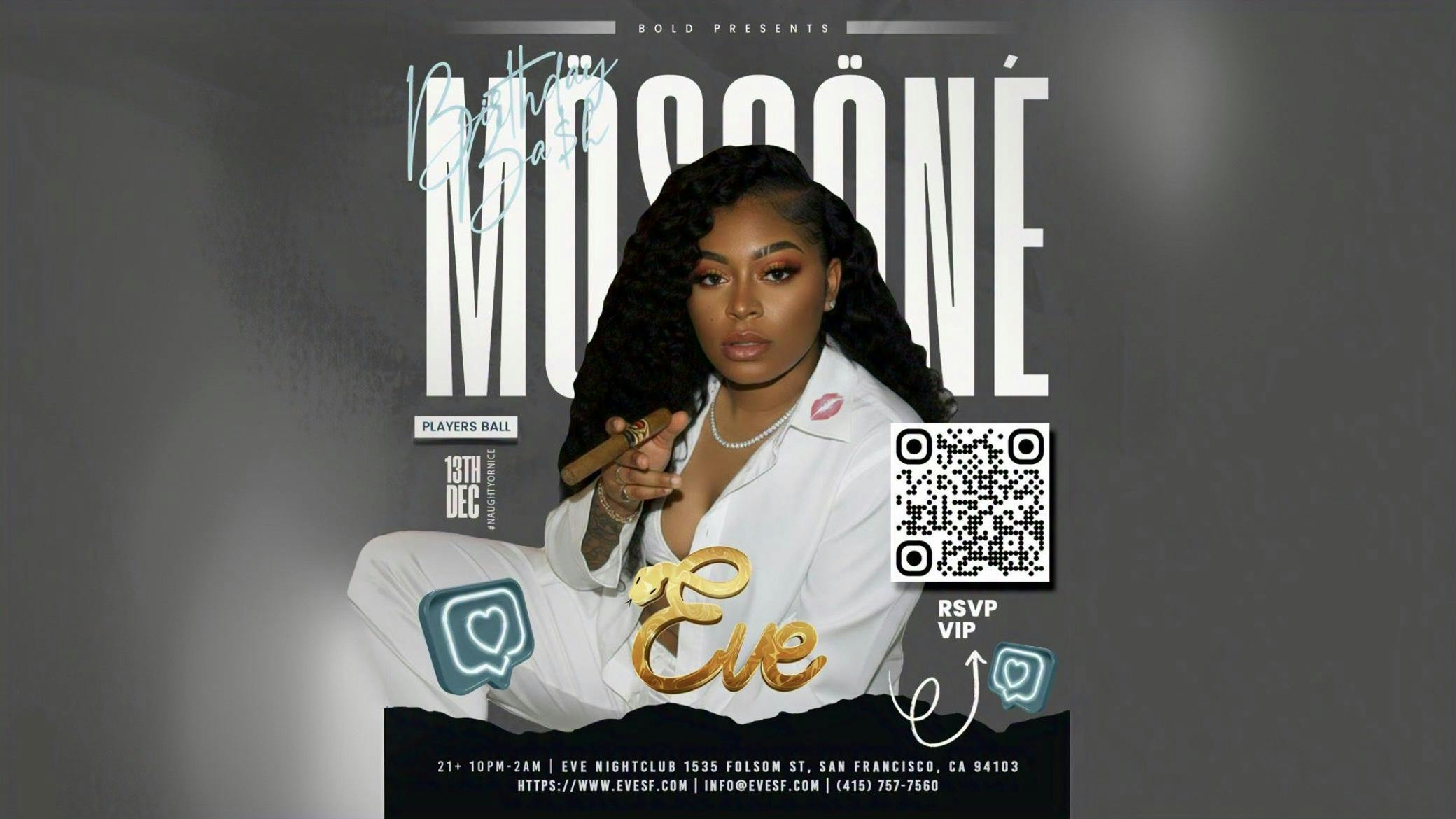 Möscone's Naughty or Nice Players Ball Saturday 12.13.25