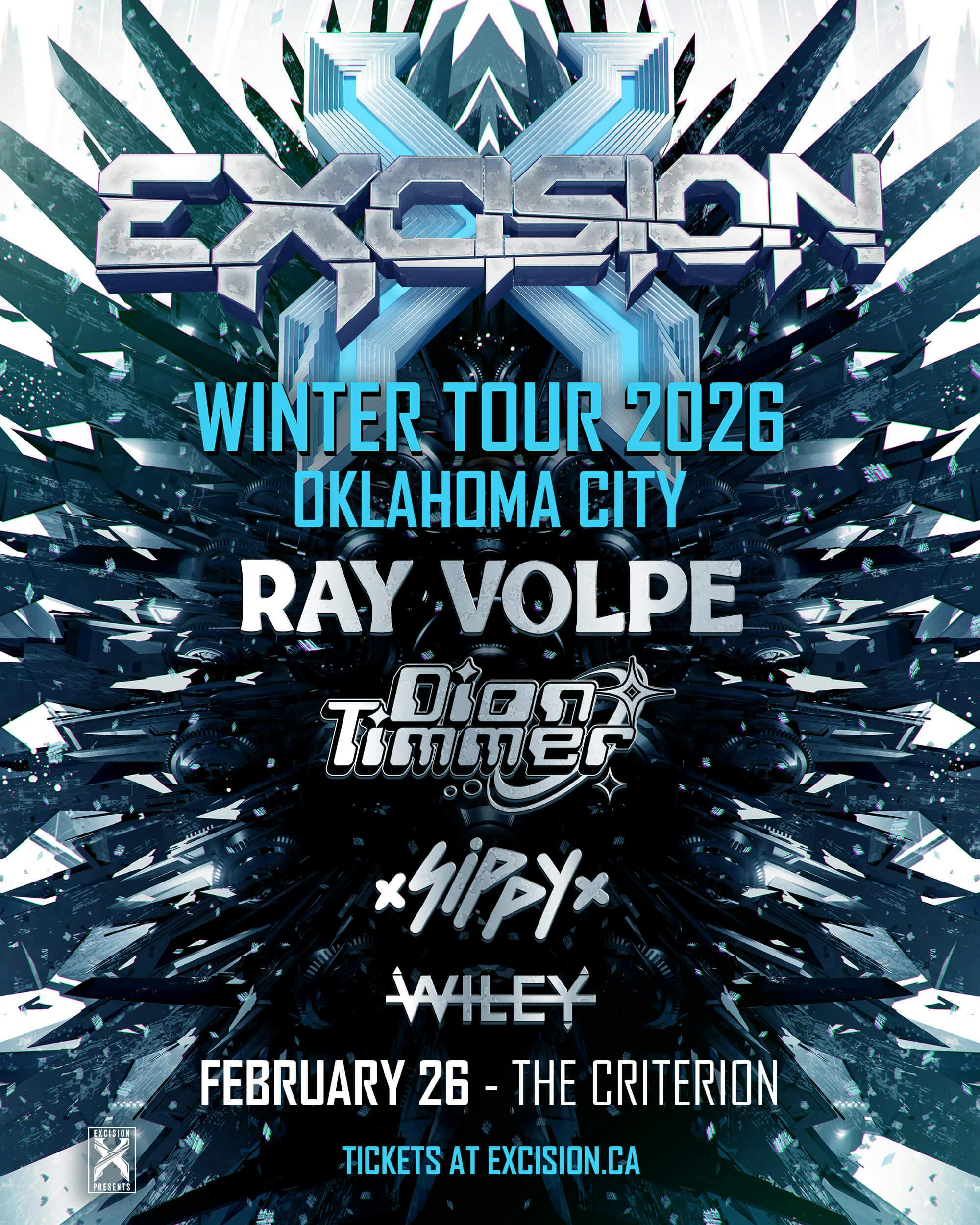 Excision, Ray Volpe, Dion Timmer, Sippy at The Criterion