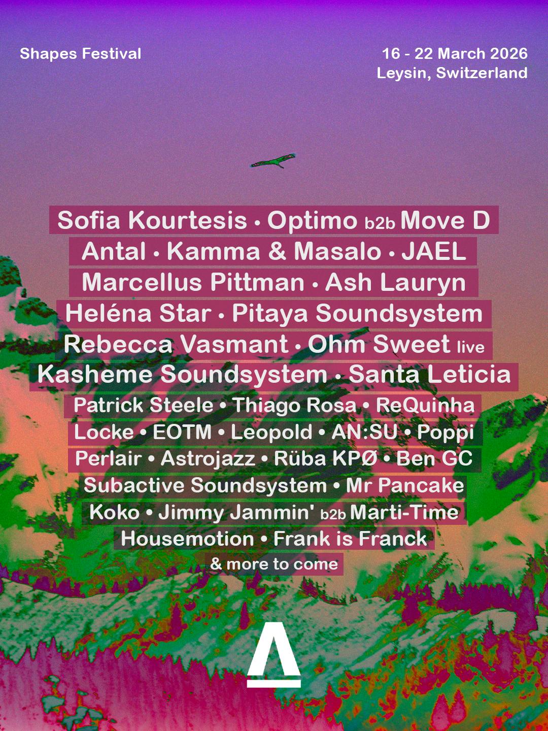 Shapes Festival Leysin 2026 - Day 5