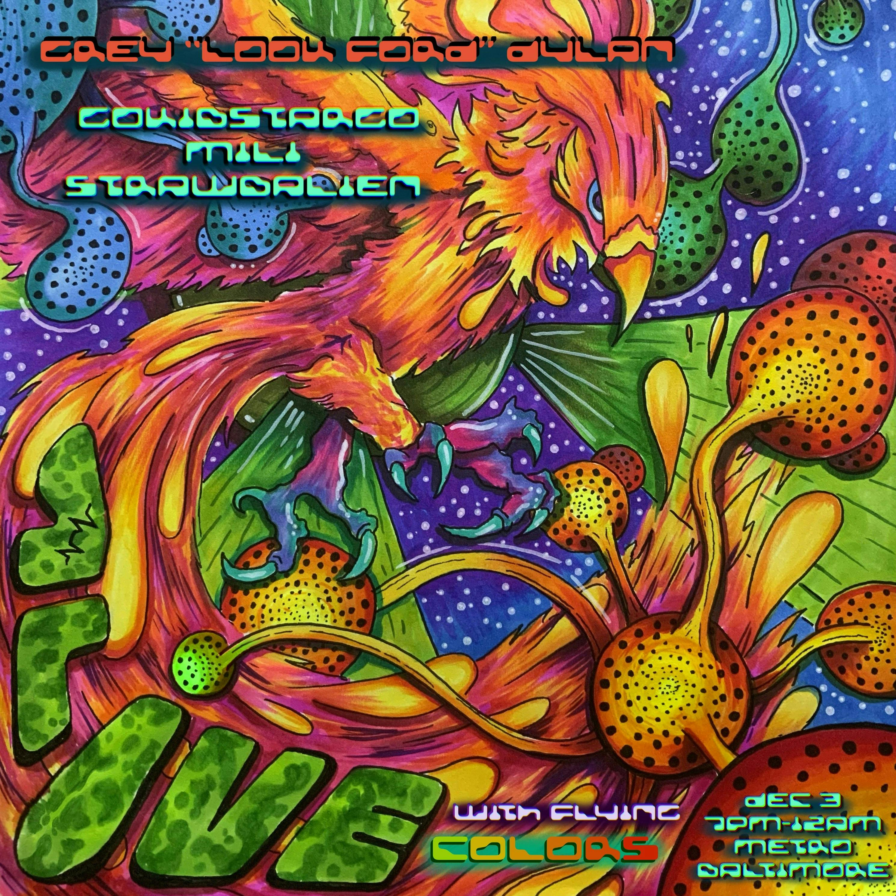 GREY "LOOK FORD" DYLAN: ALIVE With Flying Colors Opening w/ Strawbalien, Mili and GOkibstarGO