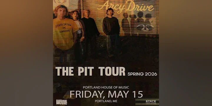 State Theatre Presents: Arcy Drive The Pit Tour: Spring 2026 - SOLD OUT