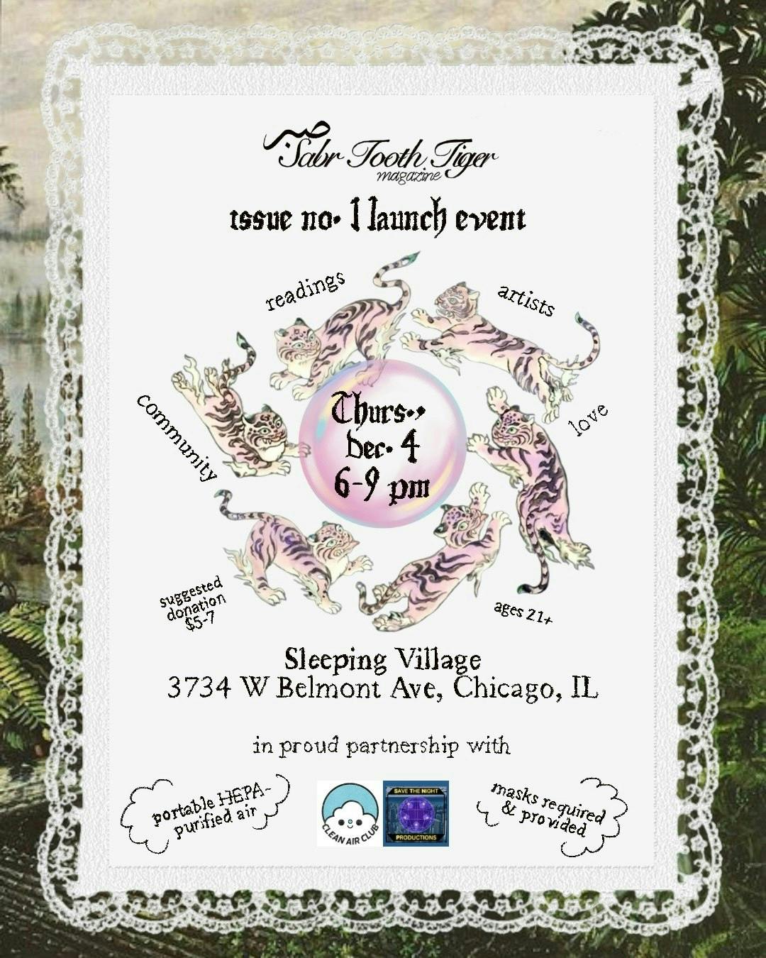 Sabr Tooth Tiger Magazine - Issue No. 1 Launch Event