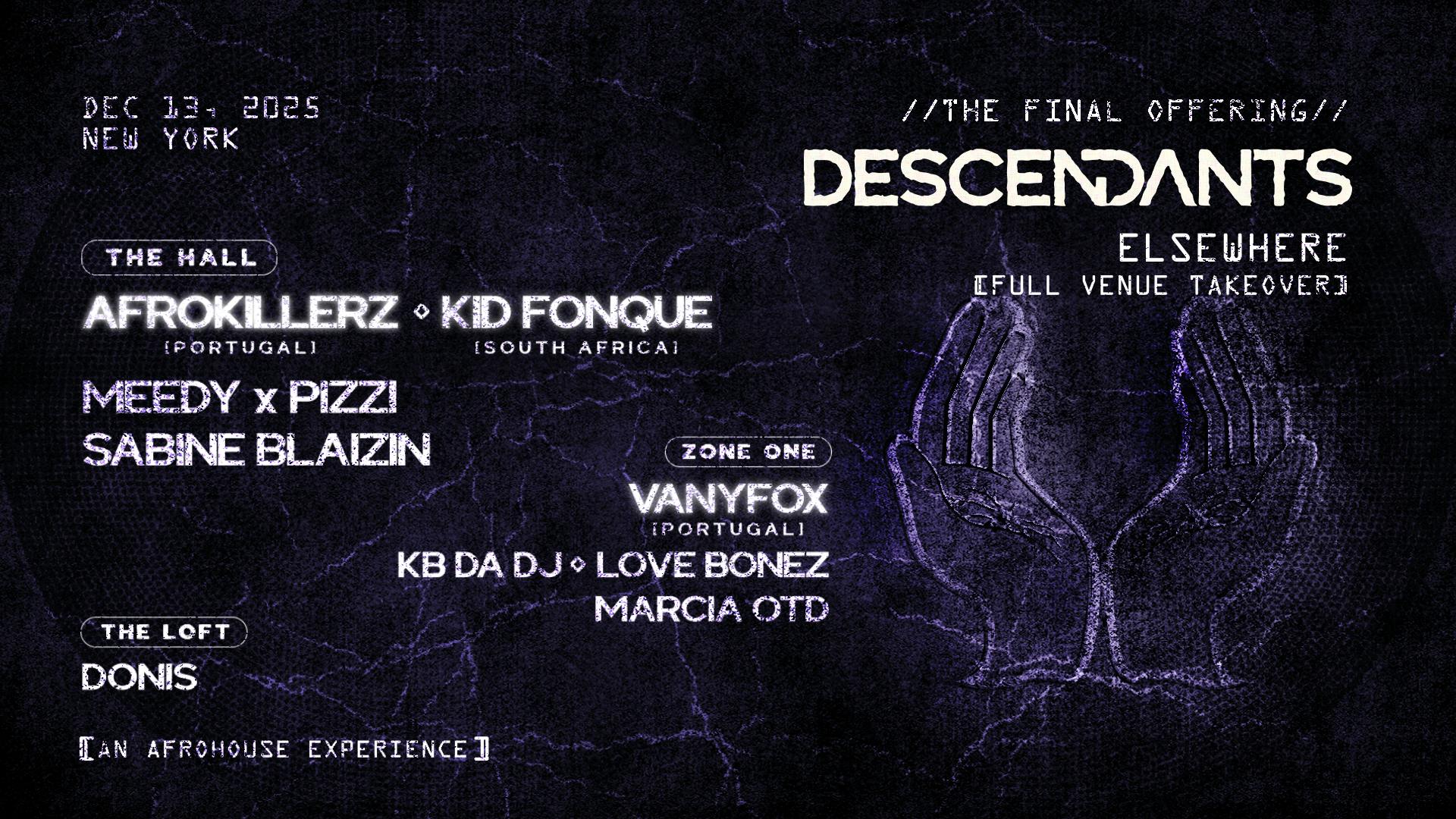 DESCENDANTS: An Afrohouse Experience