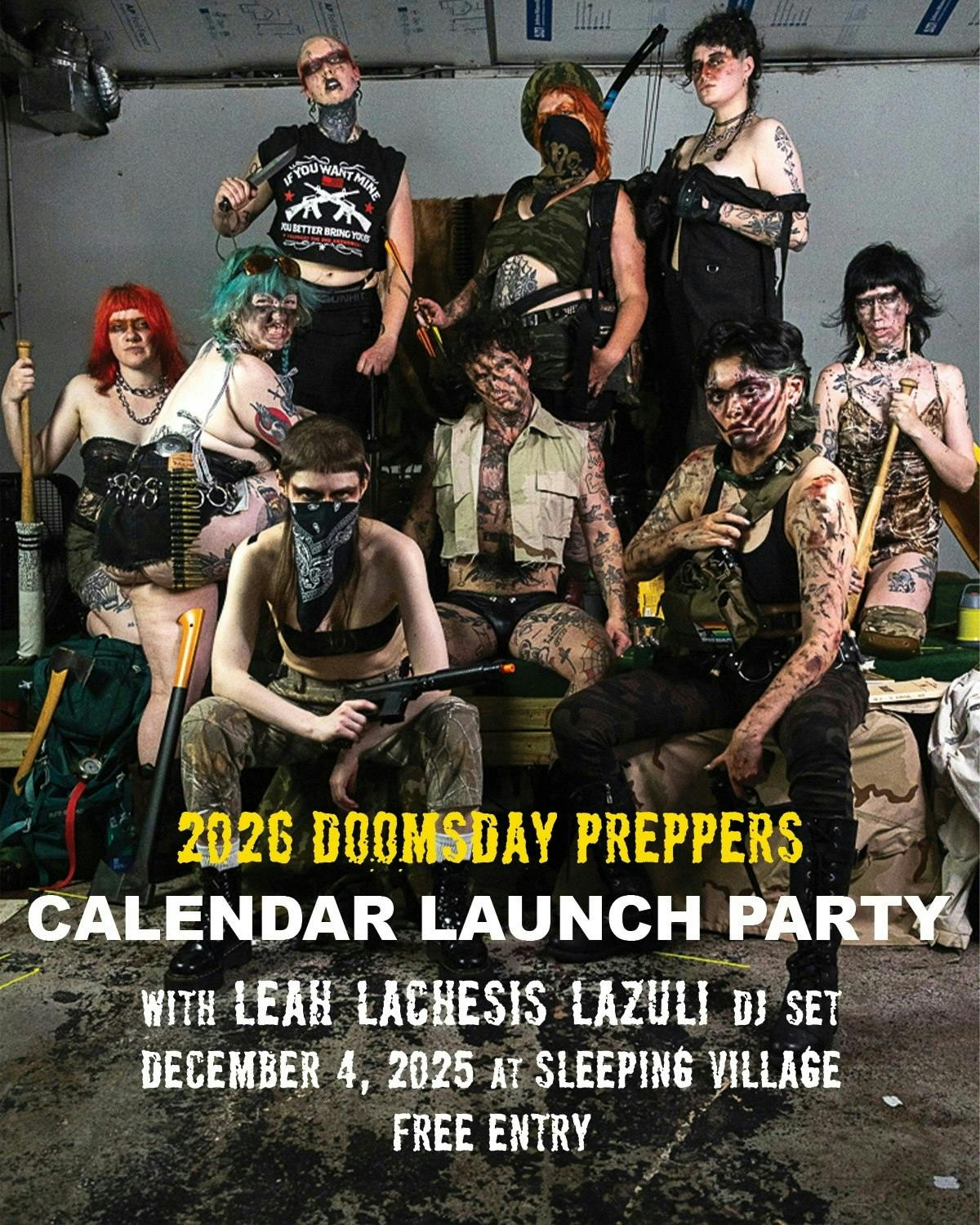 Deranged Calendar Shop's 2026 Launch Party