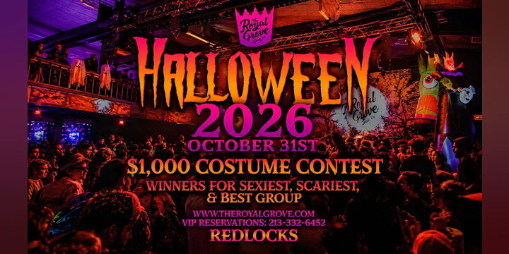 Halloween 2026 at The Royal Grove