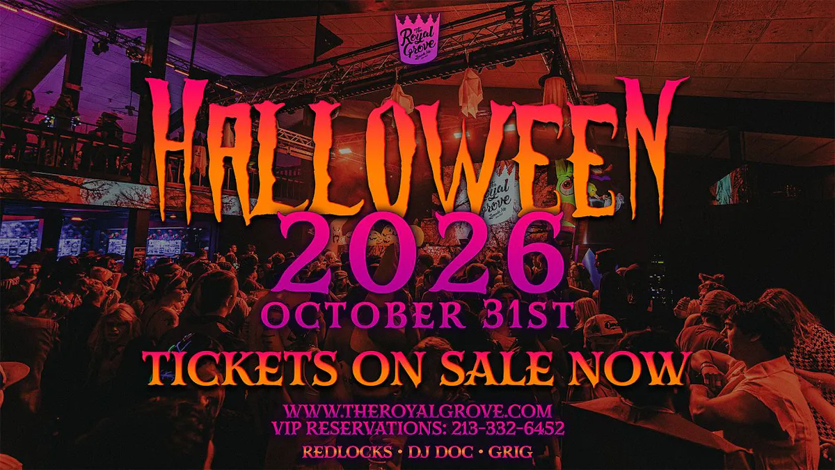 Halloween 2026 at The Royal Grove