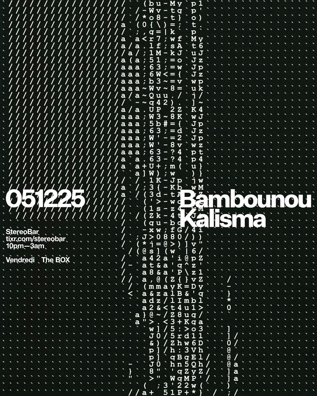 Bambounou | Kalisma