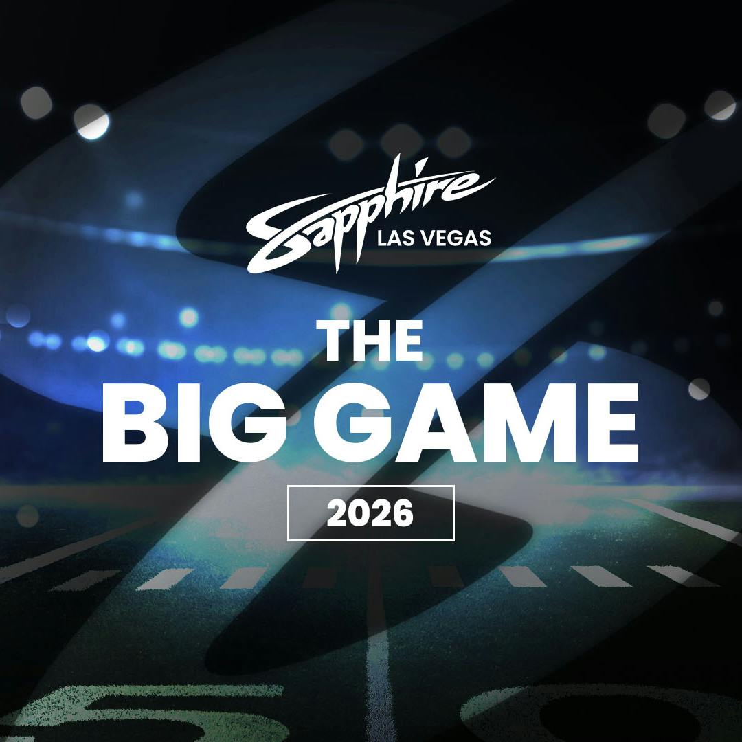 Big Game Viewing Party at Sapphire Las Vegas - Sunday, Feb 8 2026 |  Discotech, image size:1080x1080