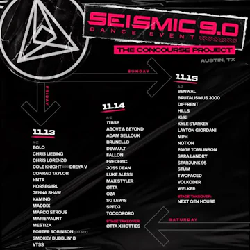 Seismic Dance Event