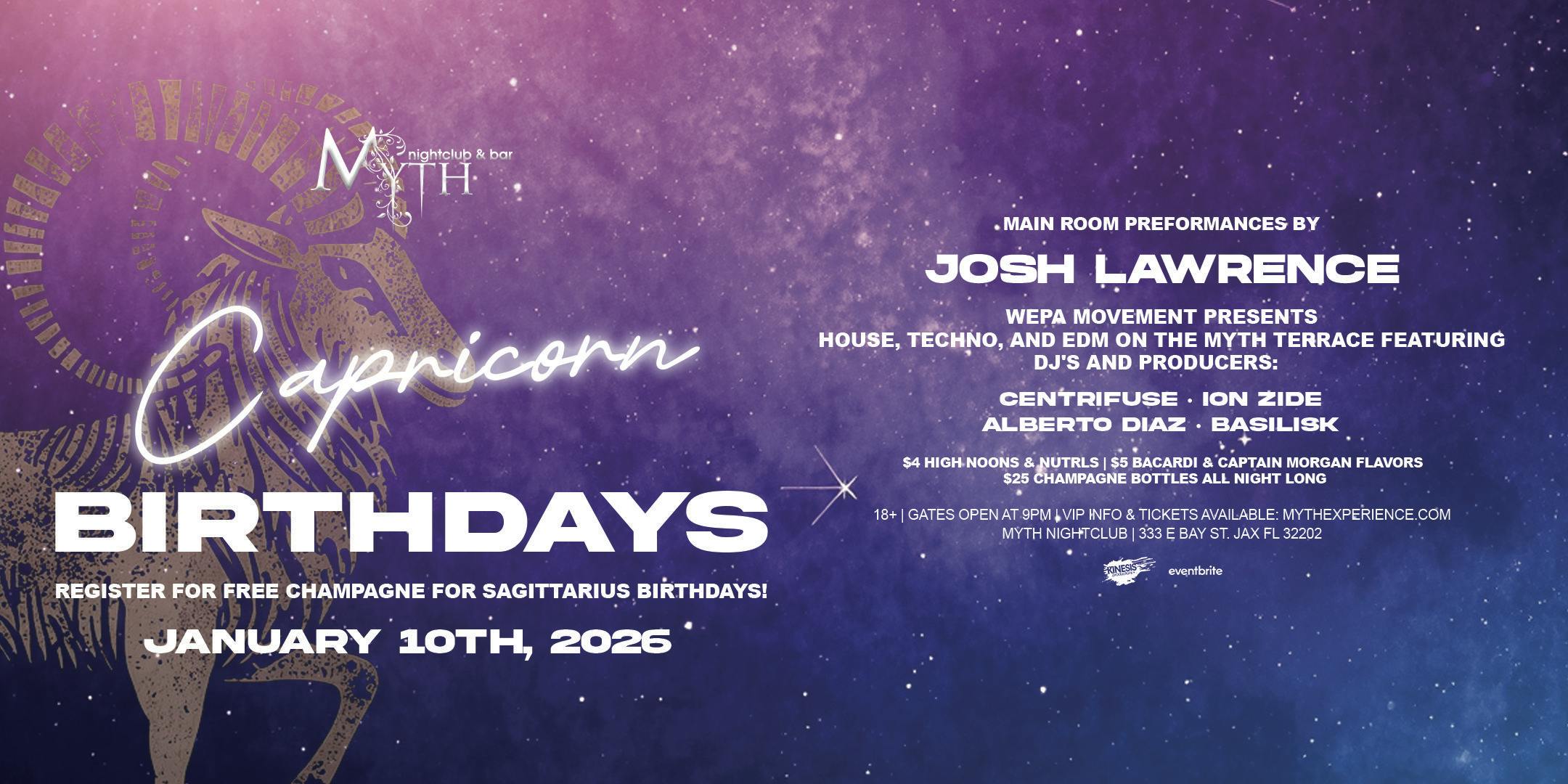 Saturday Night - Capricorn Birthdays