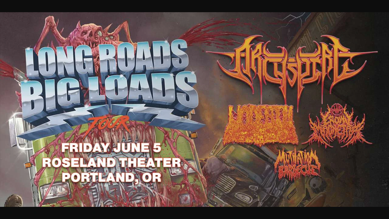 Archspire: Long Roads Big Loads Tour
