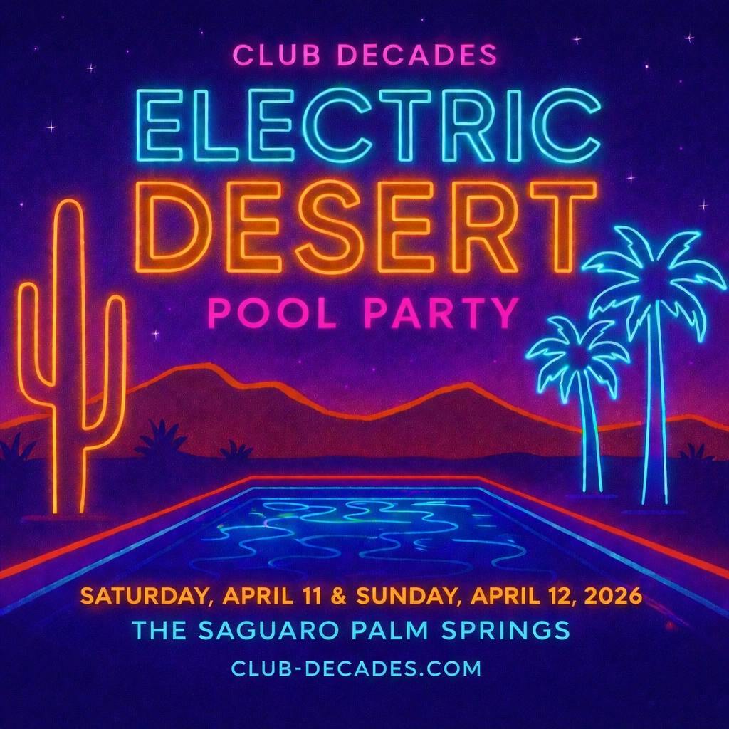 Electric Desert Pool Party