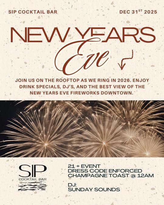 NYE 26 at Sip