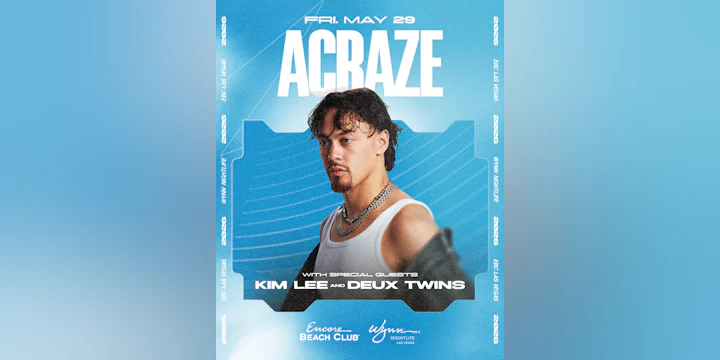 Acraze with Special Guests Kim Lee & Deux Twins