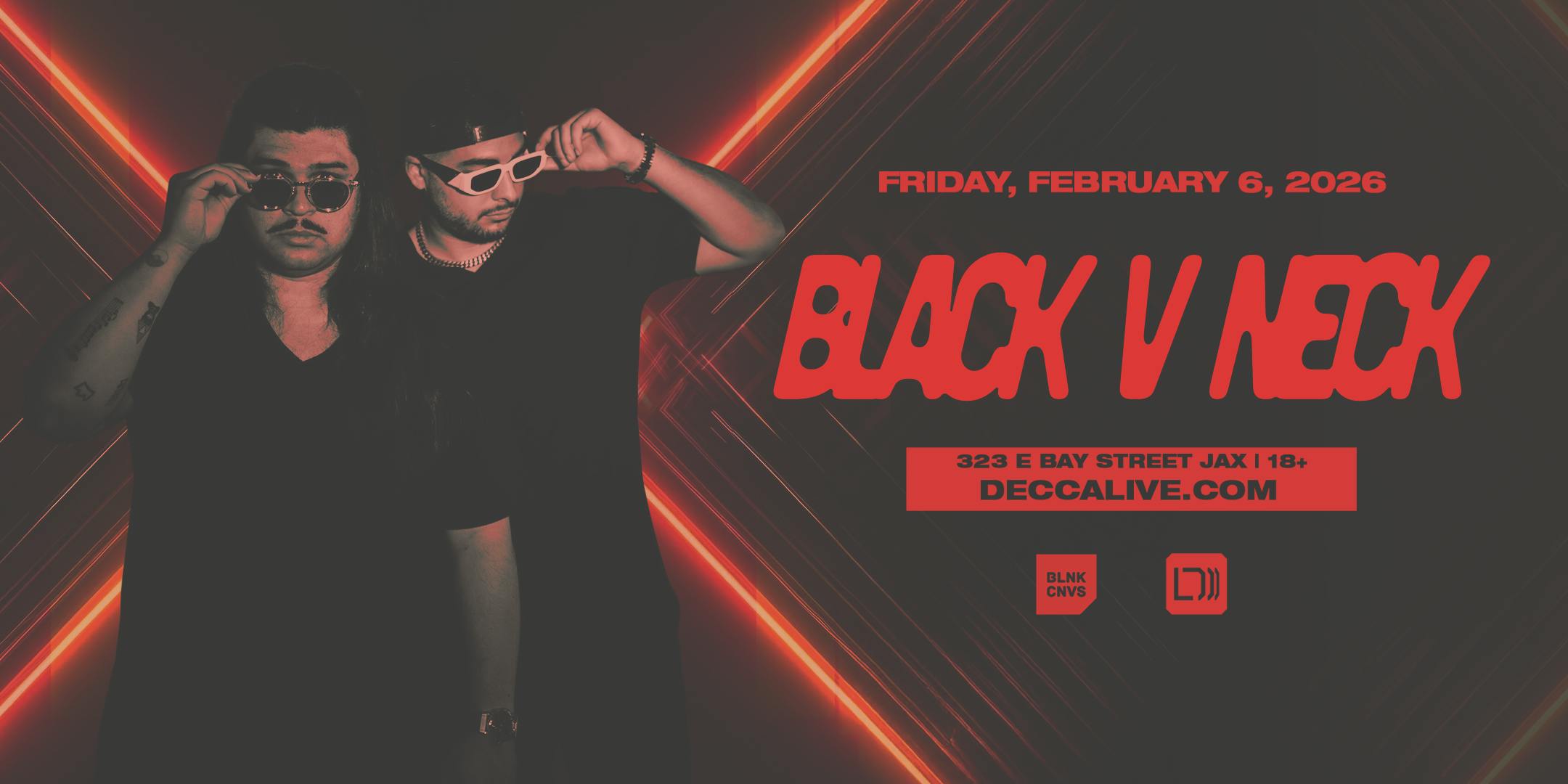 Black V Neck @ Decca Live