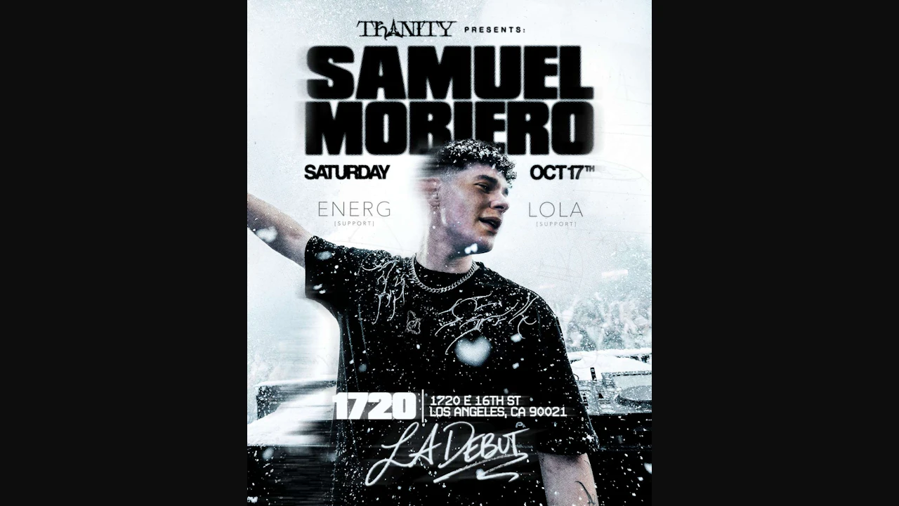 Samuel Moriero *LA Debut