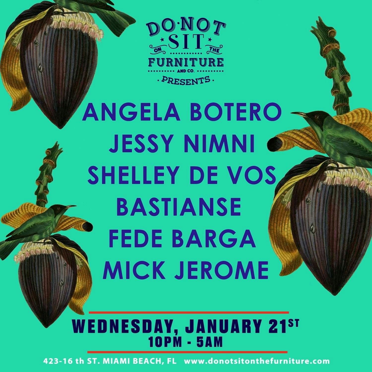 Angela Botero, Jessy Nimni, Shelley De Vos & More