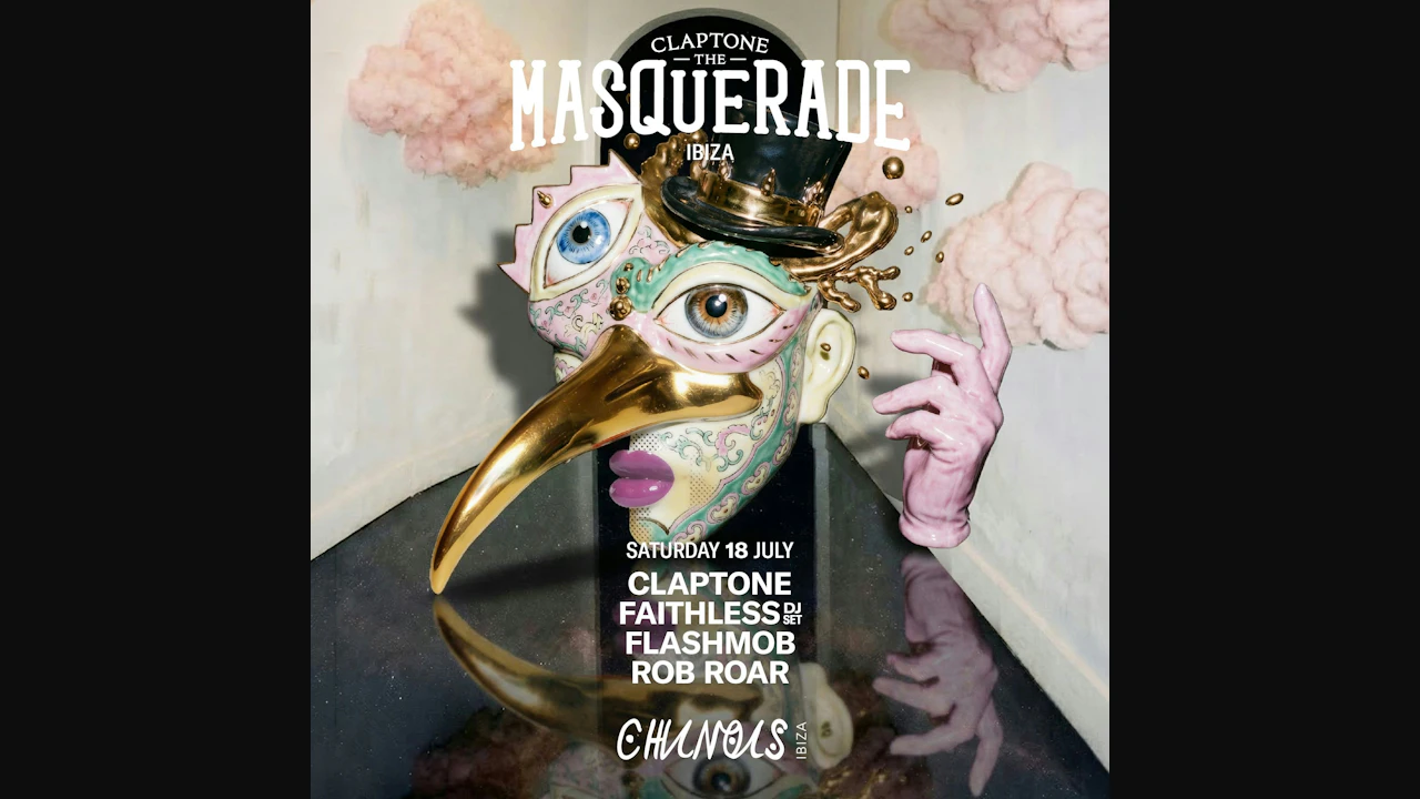 The Masquerade: Claptone, Faithless DJ Set, Flashmob, Rob Roar