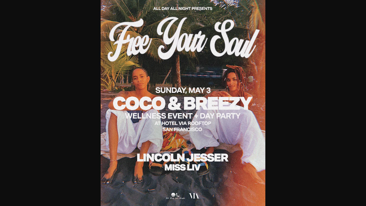 COCO & BREEZY Wellness + Day Party at Hotel VIA SF