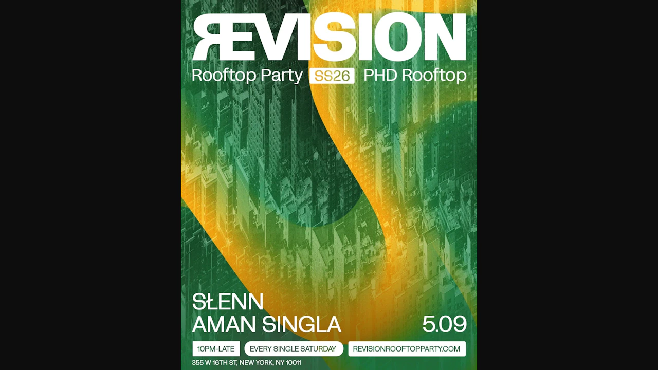 revision rooftop party