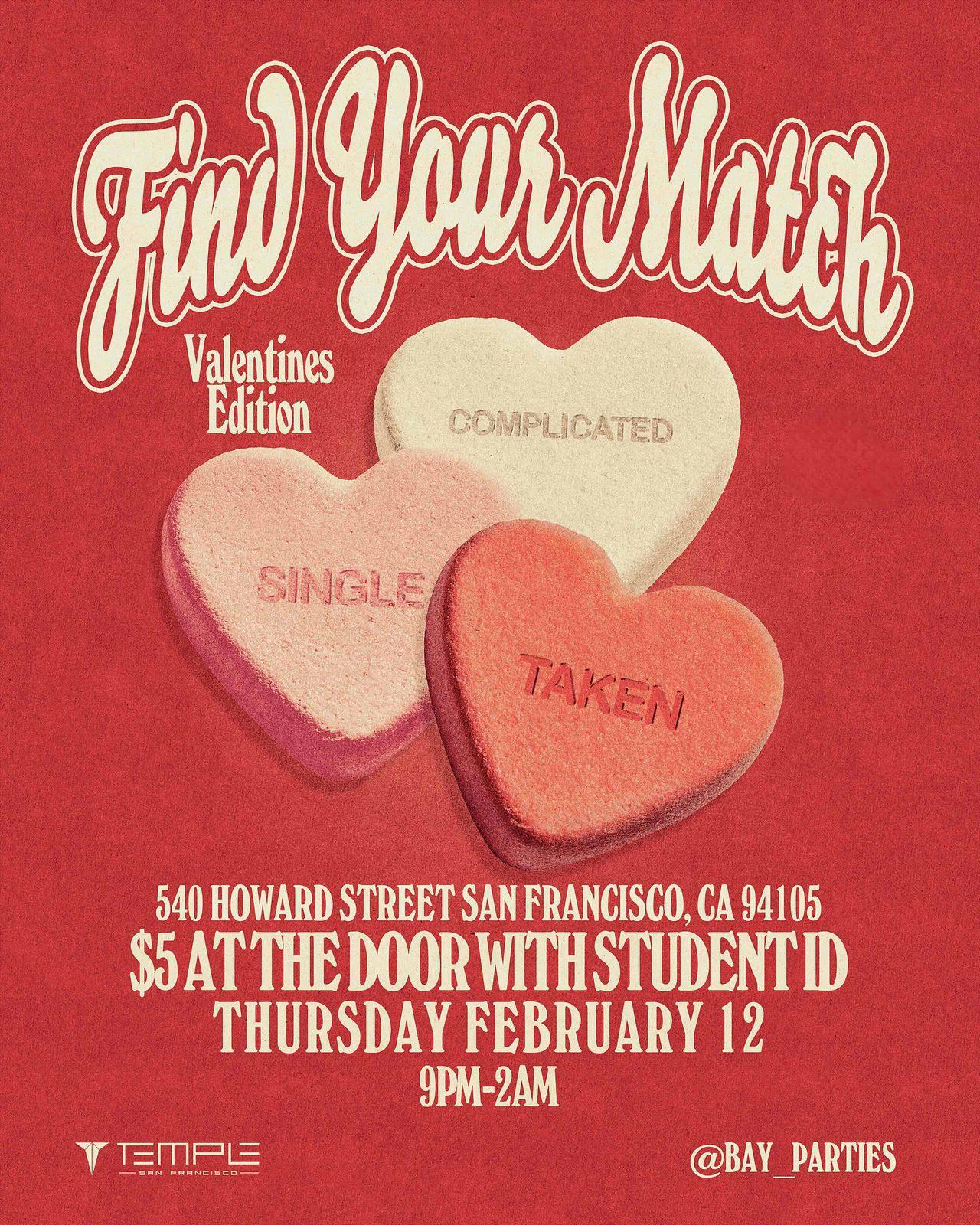 Find Your Match | Valentines Edition (18+)