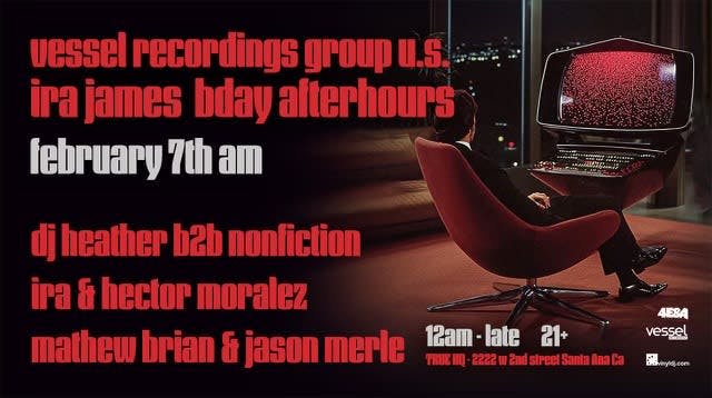 Vessel Recordings presents: Dj Heather b2b Nonfiction