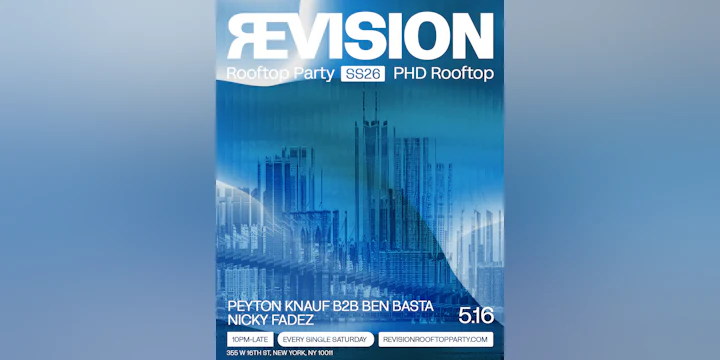 revision rooftop party