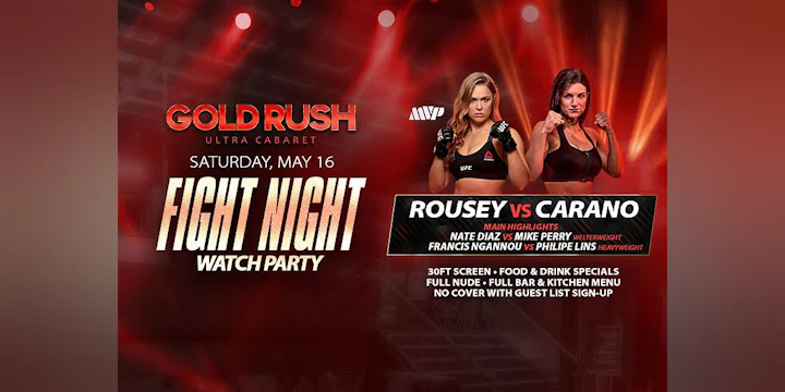 Rousey Vs Carano Watch Party