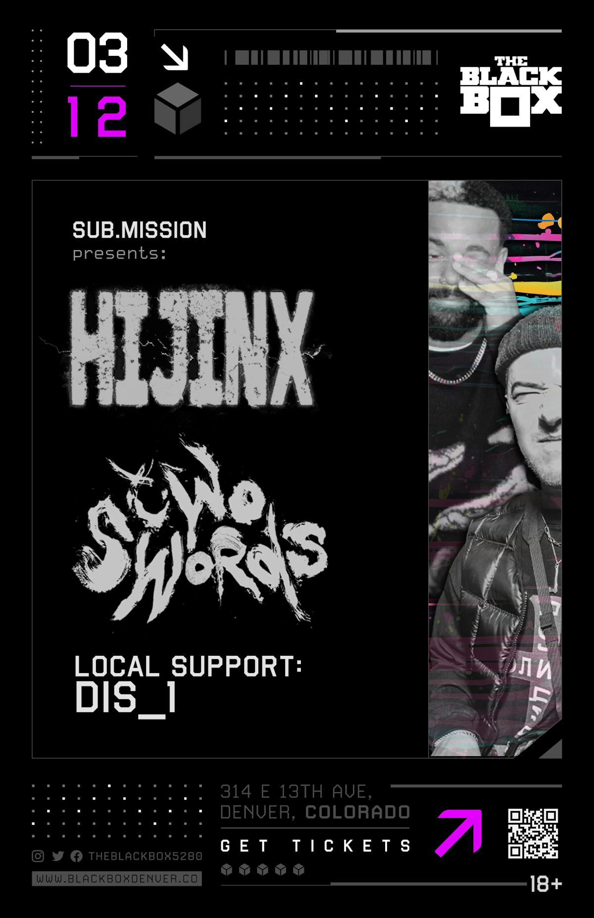 Sub.mission presents: Hijinx x Two Swords w/ DiS_1