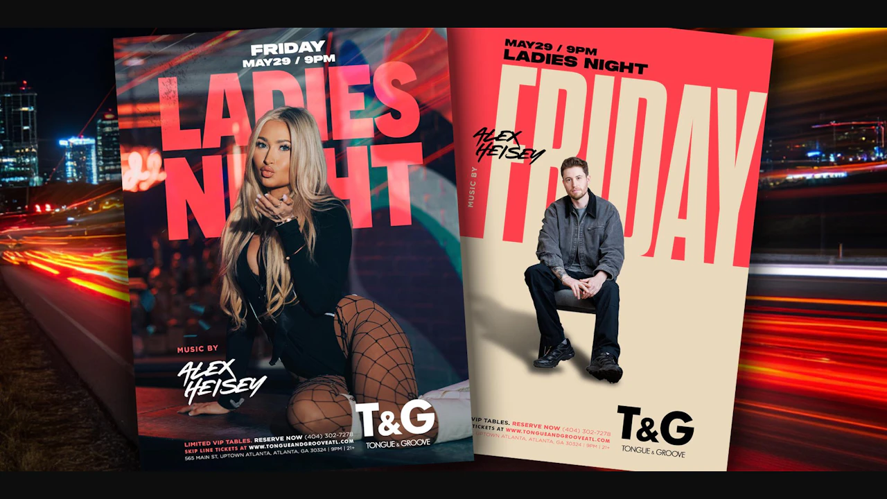 Ladies Night at Tongue & Groove Friday with DJ Alex Heisey