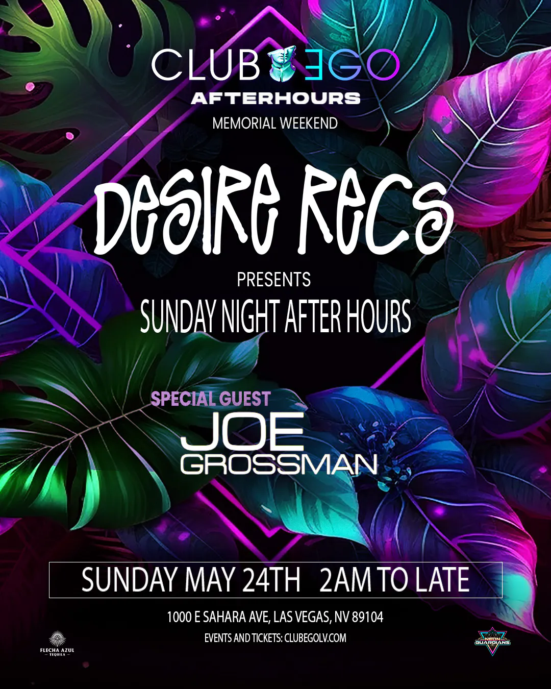 Desire Recs with Special Guest Joe Grossman - Sunday Night After 