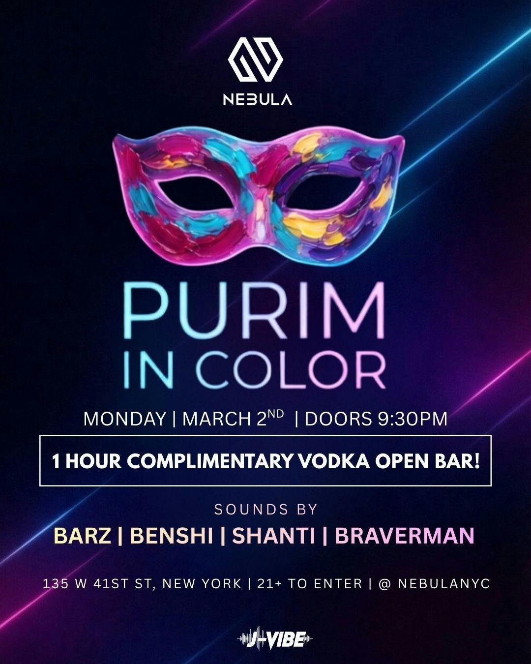 Purim in Color - Sold Out