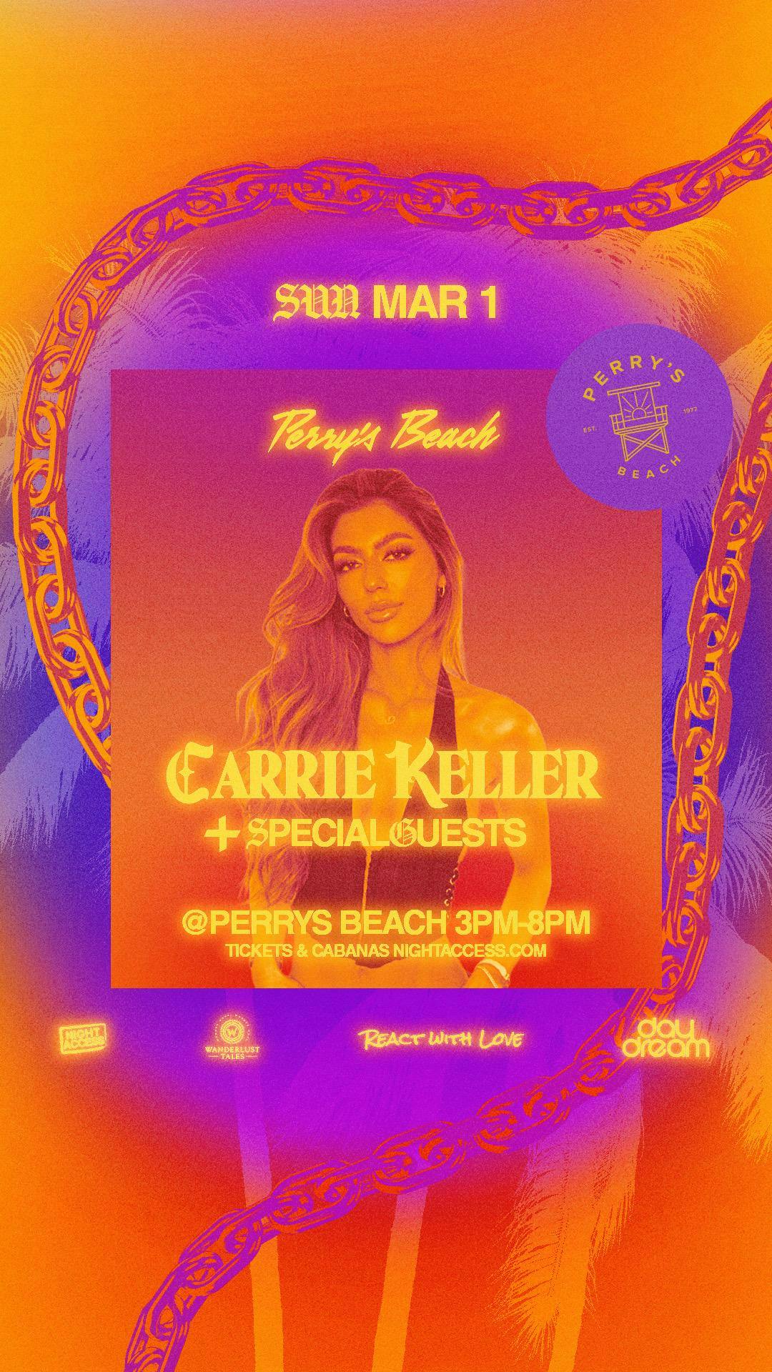 Carrie Keller + Special Guests @ Perry’s Beach Club