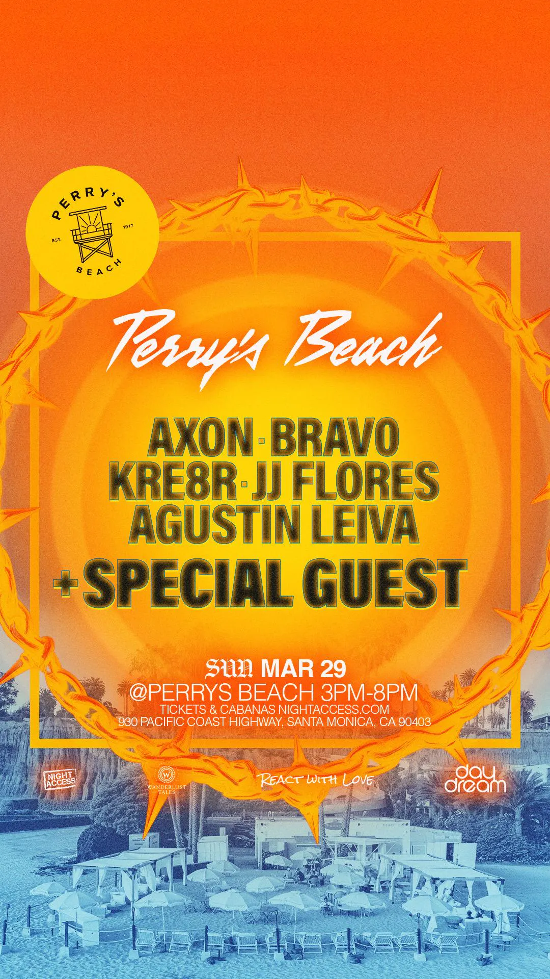 Special Guest Sundays @Perry’s Beach Club