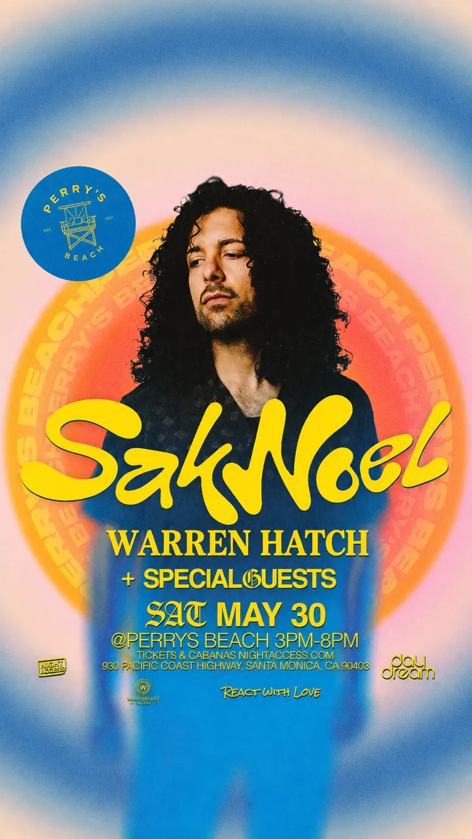 Sak Noel | Warren Hatch + Special Guests•perry's Beach Club