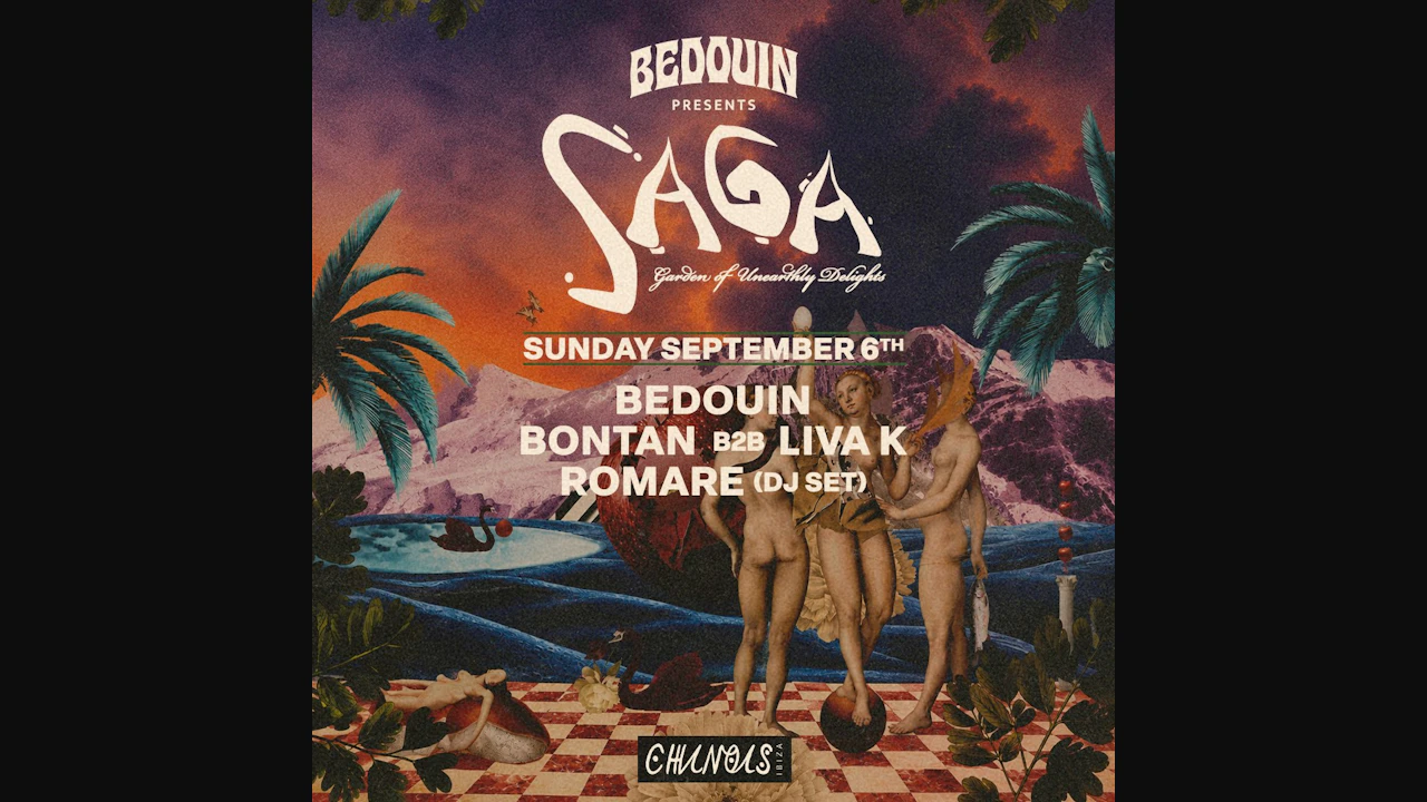 SAGA: Bedouin, Bontan b2b Liva K, Romare (Dj Set)