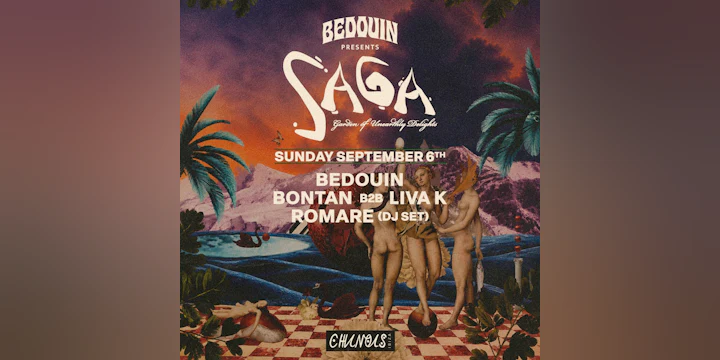 SAGA: Bedouin, Bontan b2b Liva K, Romare (Dj Set)