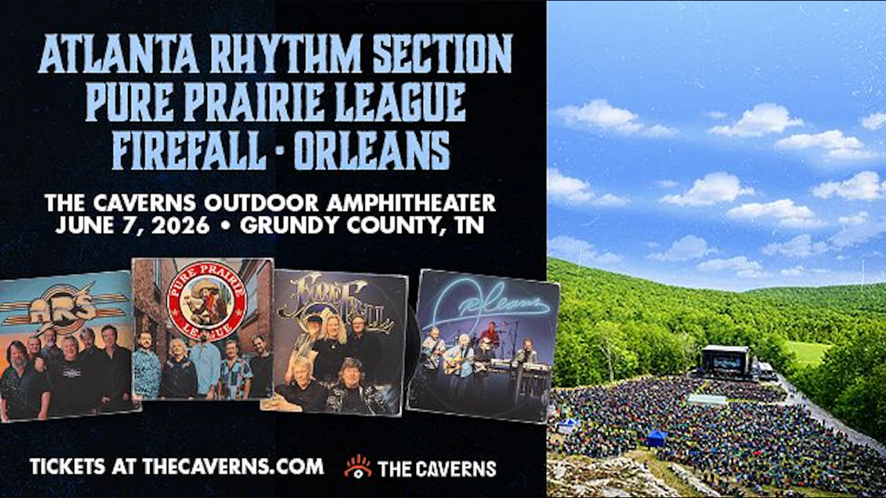 Atlanta Rhythm Section, Pure Prairie League, Firefall, Orleans at The Caverns Outdoor Amphitheater