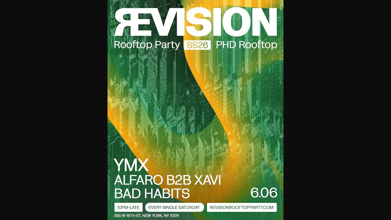 revision rooftop party